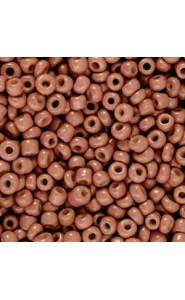 Seed beads 8/0 (3mm) Fired brick brown